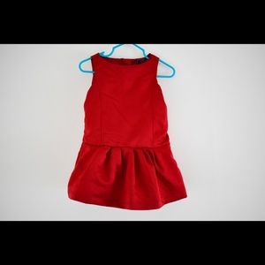 Red Gap 12-18 month Holiday Dress NWOT